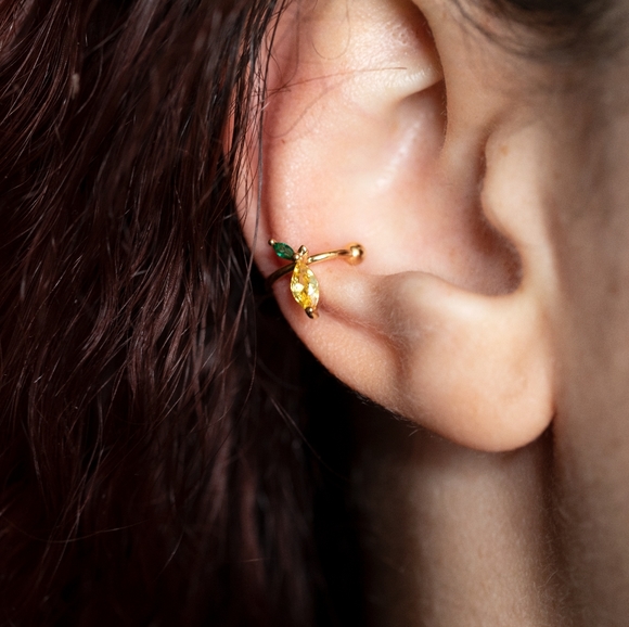Lemon Drop Ear Cuff - Only 3 left! - Picture 7 of 8